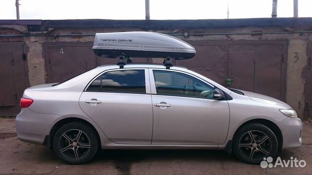 Бокс на крышу Toyota Corolla