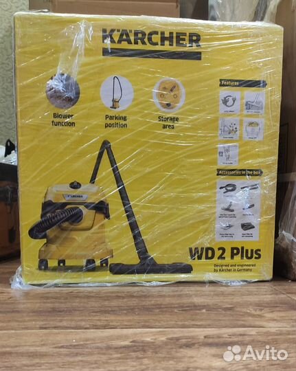 Пылесос karcher wd 2 plus