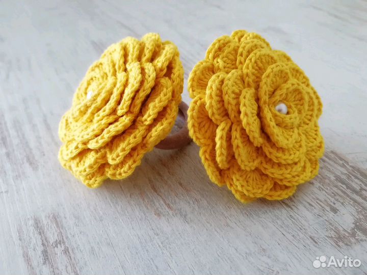 Вязаные резинки для волос