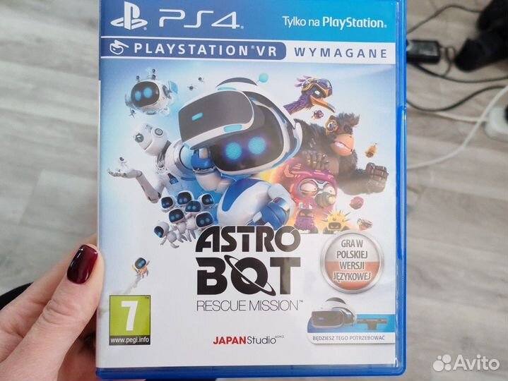 Диски на Ps4 Astro bot