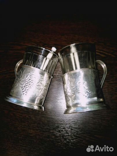 Подстаканник мельхиоровый б/у СССР