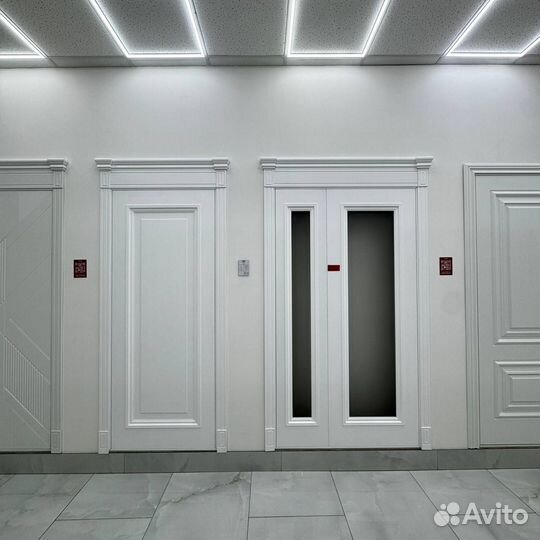 Двери межкомнатные белые