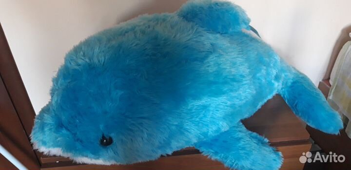 Мягкие игрушки Дельфин и Мишка