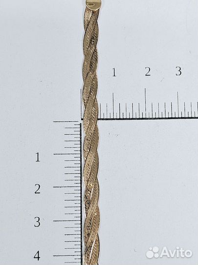 Золотой браслет новый 20 размер 5,11 гр Арт. 135