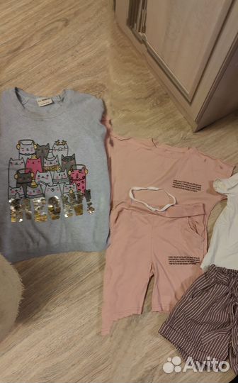 Летние вещи на девочку 122 128