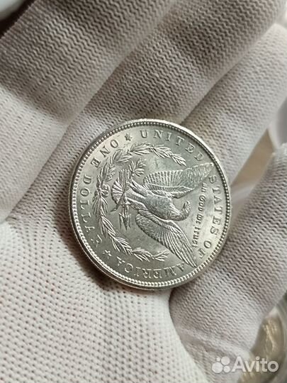 США. 1 доллар 1900 г. Серебро. Инвестиции. RAR
