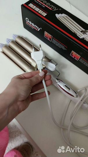 Плойка тройная для волос