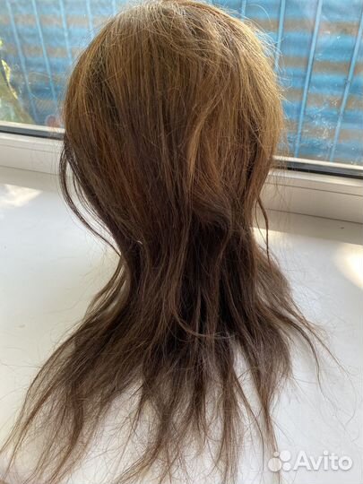 Голова манекен с натуральными волосами