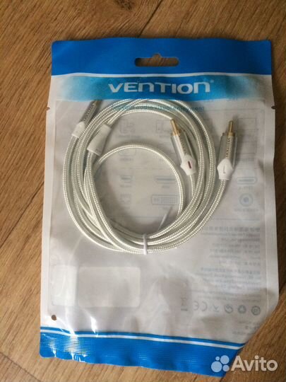 Кабель RCA Vention 3,5 мм на 2RCA разветвитель RCA