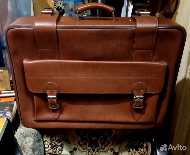 Чемодан кожаный из СССР