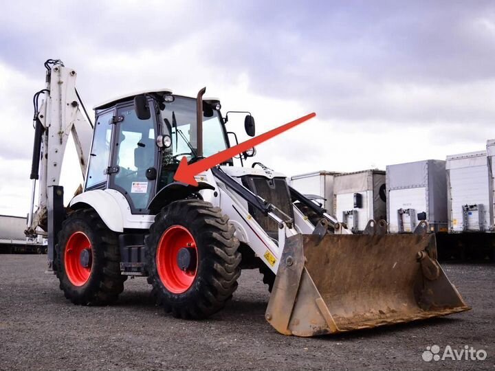 Стекло лобовое нижнее на Bobcat B700/730/750/780