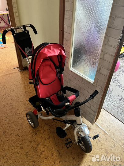 Велосипед с родительской ручкой