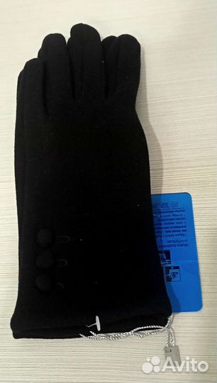Перчатки женские, новые. Черные и красные