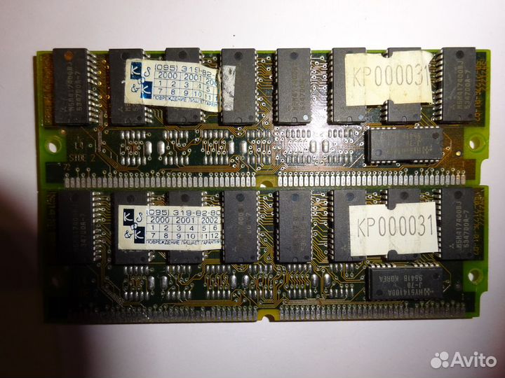 Simm 72 pin 128Mb FPM (4x32MB) комплект #102