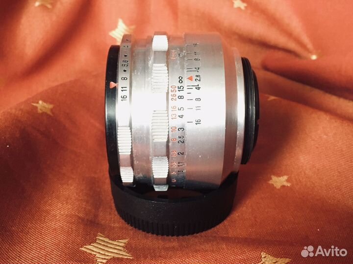Carl Zeiss Jena Tessar 2,8/50 М42. Отличный