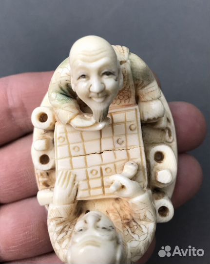 Окимоно, резьба, 1912-1920 годы, Япония