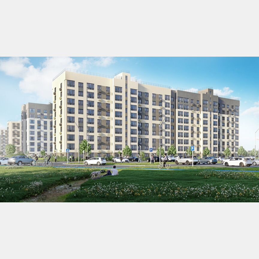 2-к. квартира, 63,9 м², 8/9 эт.