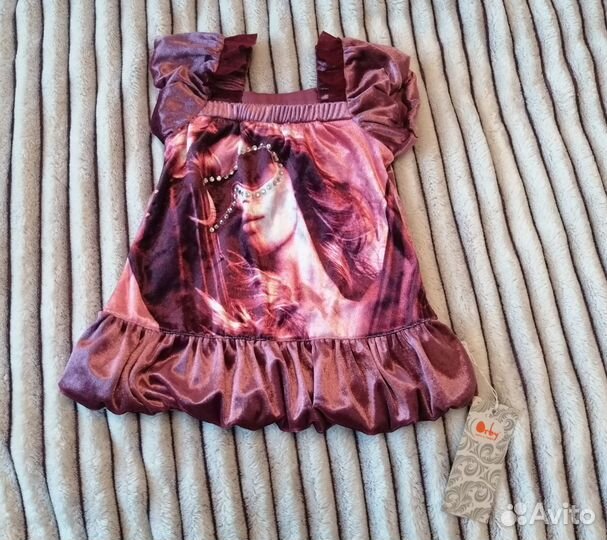 Платье для девочки новое. 86 - 92