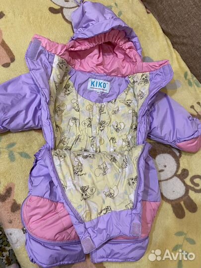 Комбинезон демисезонный на девочку 62