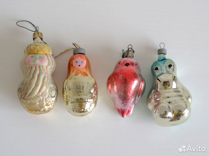 Елочные новогодние игрушки,ссср