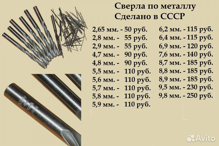 Сверло по металлу СССР