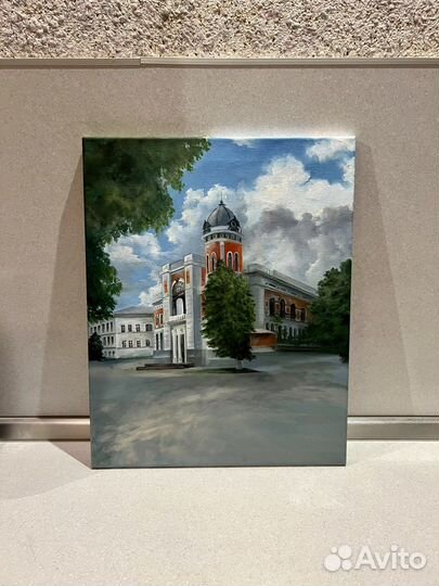 Картина маслом (живопись) «Ульяновск»