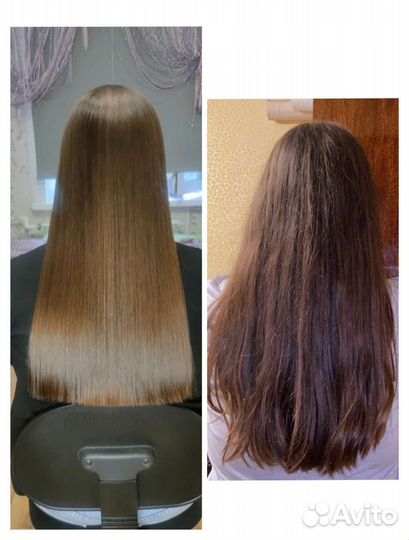 Модель на ботокс, кератин волос