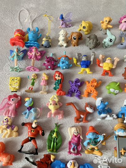 Игрушки из киндера коллекции пакетом