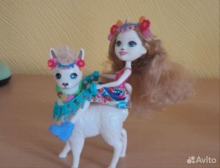 Enchantimals-ламакенгурулисанасаняхбегемотзебра