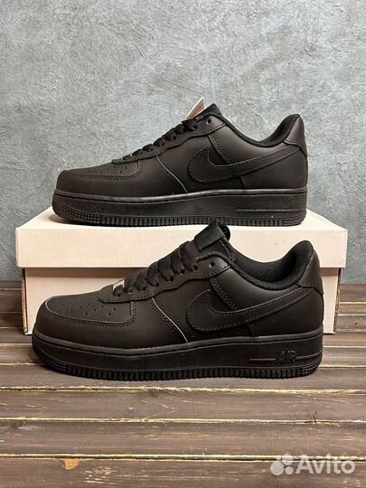 Кроссовки Nike Air force 1 low black новые