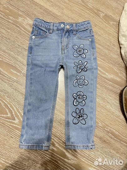 Брюки джинсы для девочки