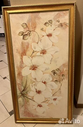 Картина- постер в раме 50х100 см