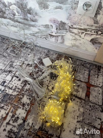 Гирлянда штора