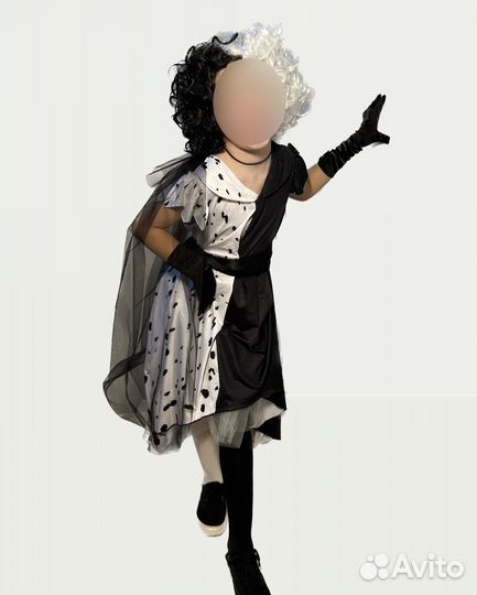 Карнавальный костюм Круэлла