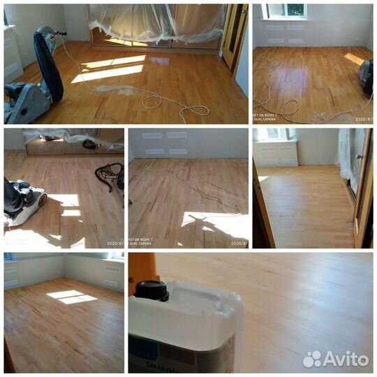 Циклевка паркета и деревянных полов