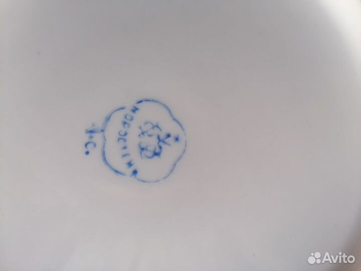 Тарелки советские плоские большие 6 шт