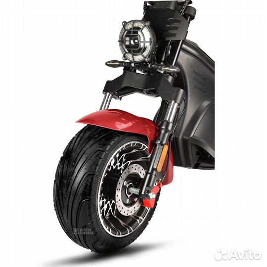 Электроскутер White Siberia Black Sea 5000w Red