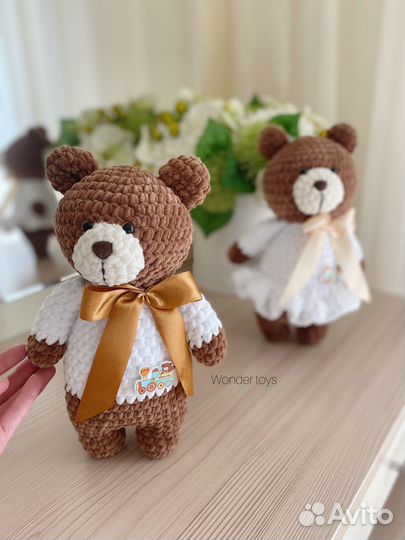 Плюшевые мишки ручной работы