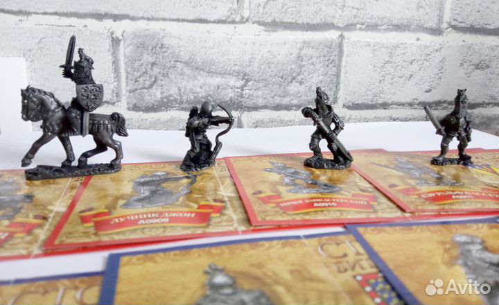 Металлич солдатики Герои сражений Столетняя война