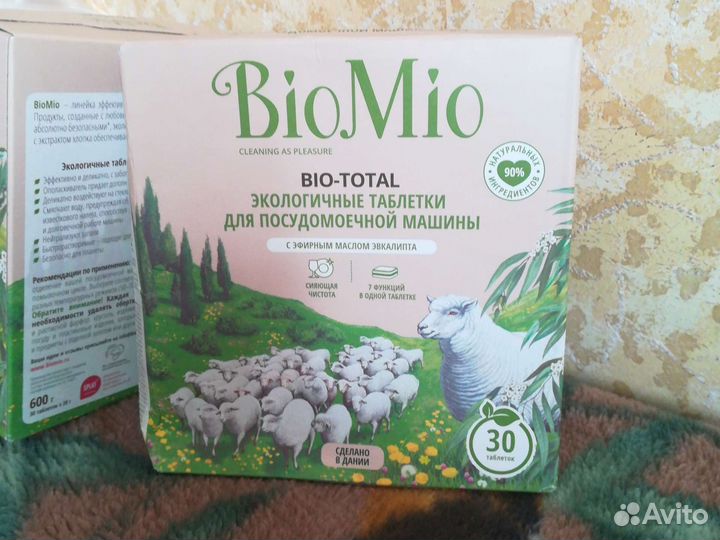 Таблетки и порошок для посудомоечной машины
