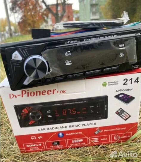 Магнитола с блютуз pioneer