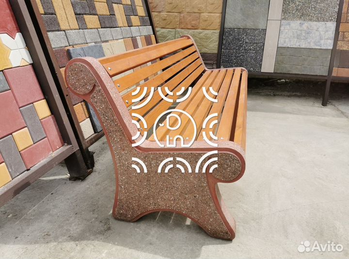 Лавки из бетона классик у производителя