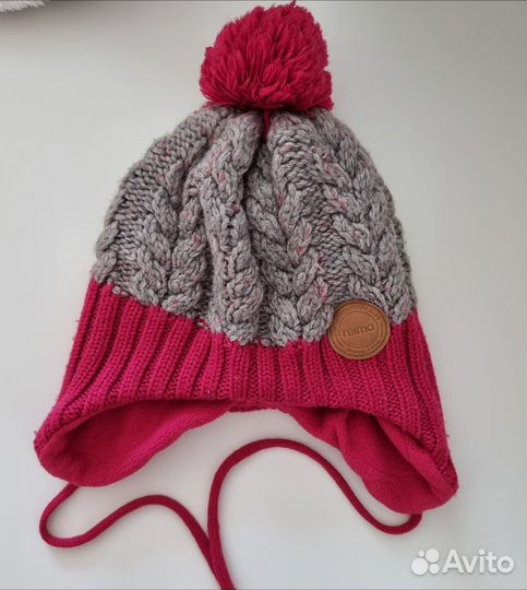 Шапка зимняя reima 54 для девочки