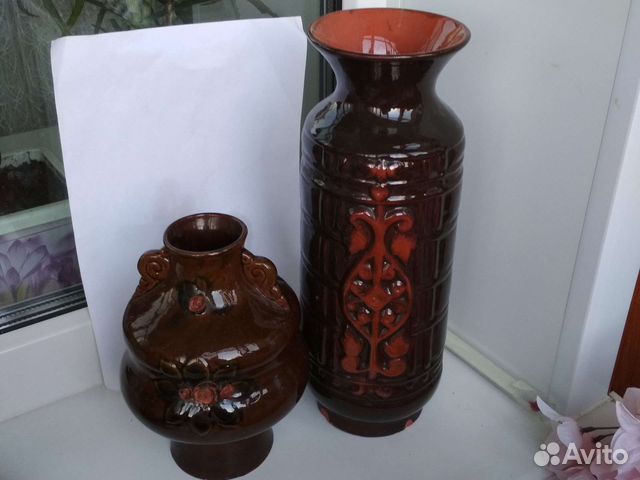 Вазы керамика СССР винтаж б.у