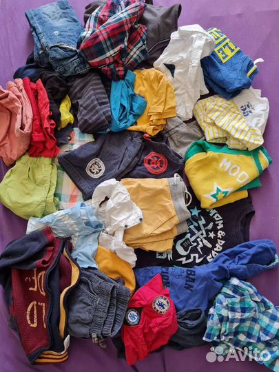 Продам пакетом б/у вещи на мальчика от 2 -7 лет