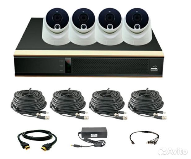 Комплект видеонаблюдения 5мп высокой чёткости