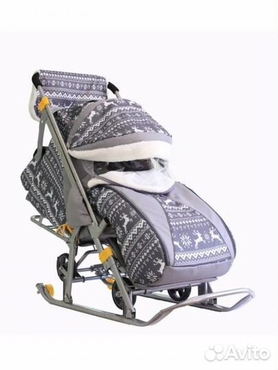 Детские санки коляска