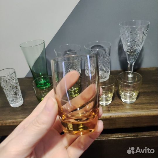 Рюмки, стопки, стаканы, бокалы СССР