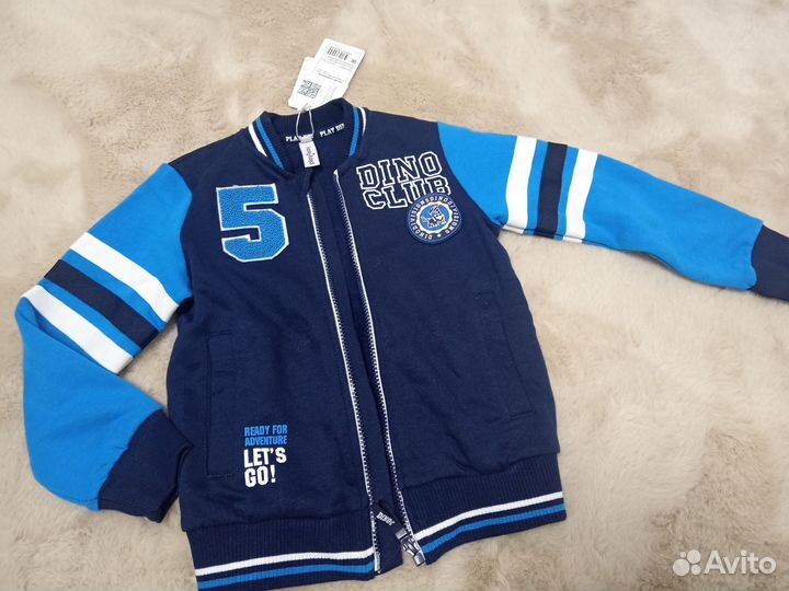 Бомбер новый 116 размер толстовка