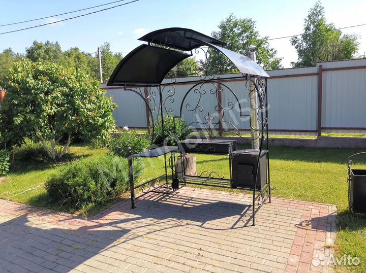 Мангал в стиле лофт